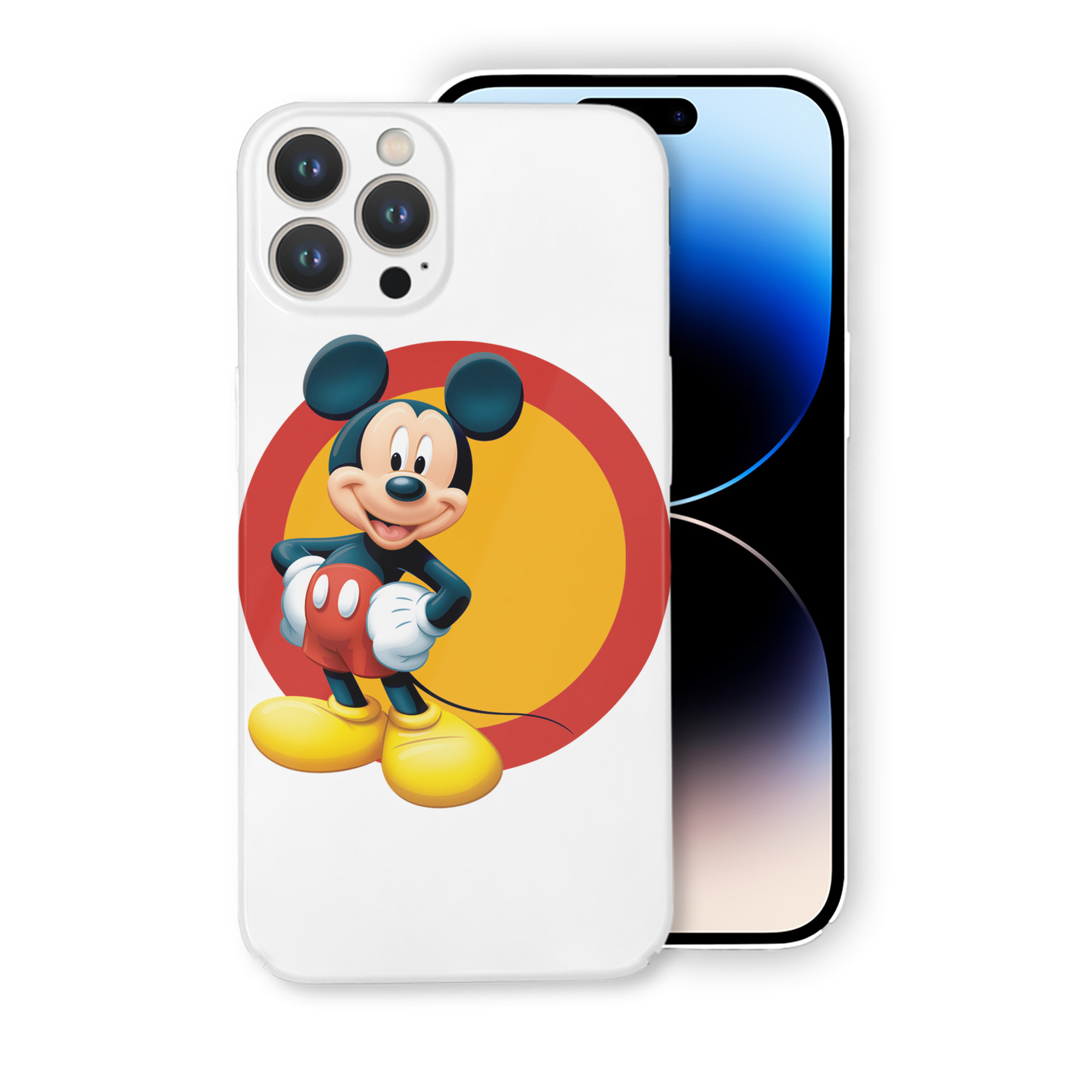 （画像用） ミッキーマウス Mickey Mouse 【iPhone 14シリーズ対応】ハードケース